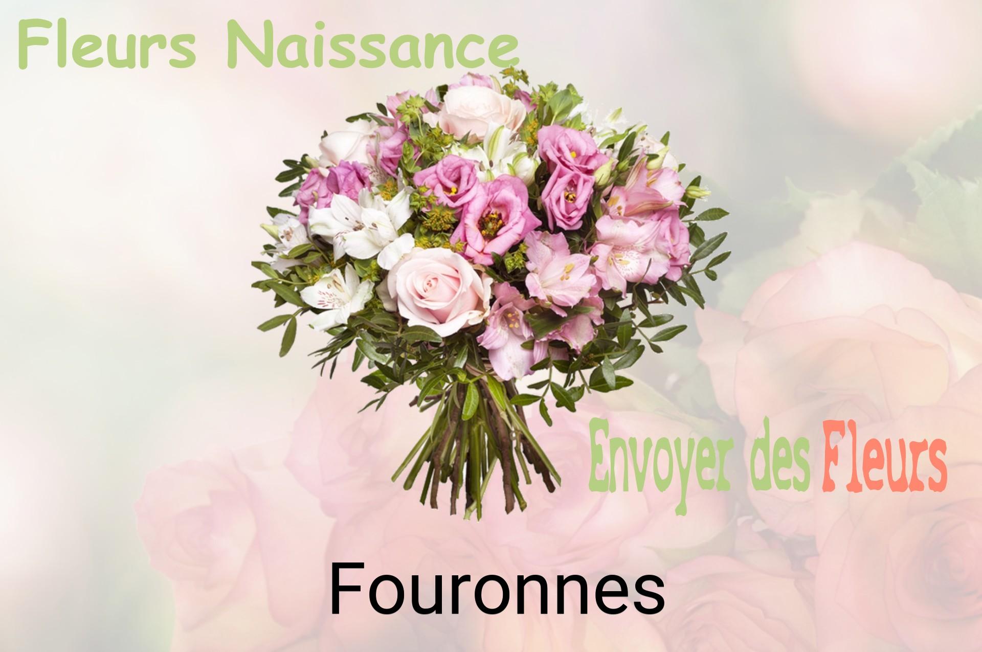 Bouquet de fleurs de naissance livré à Fouronnes